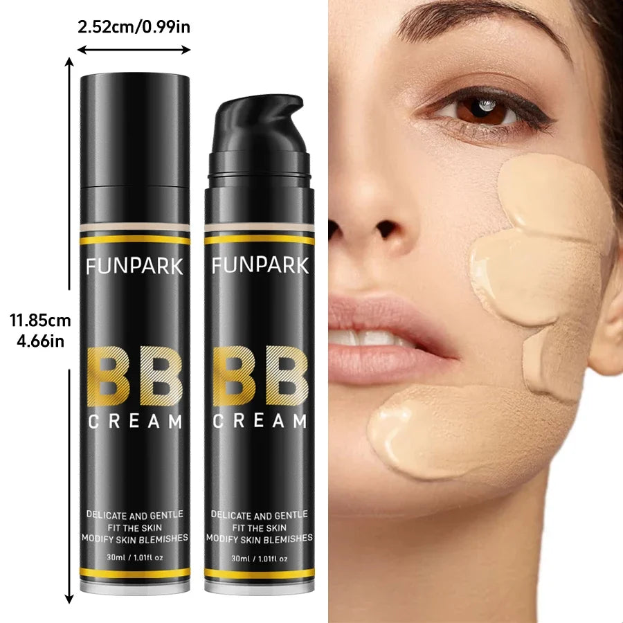 FUNPARK CC Cream Foundation – 8 Shades, Concealer & Coverage