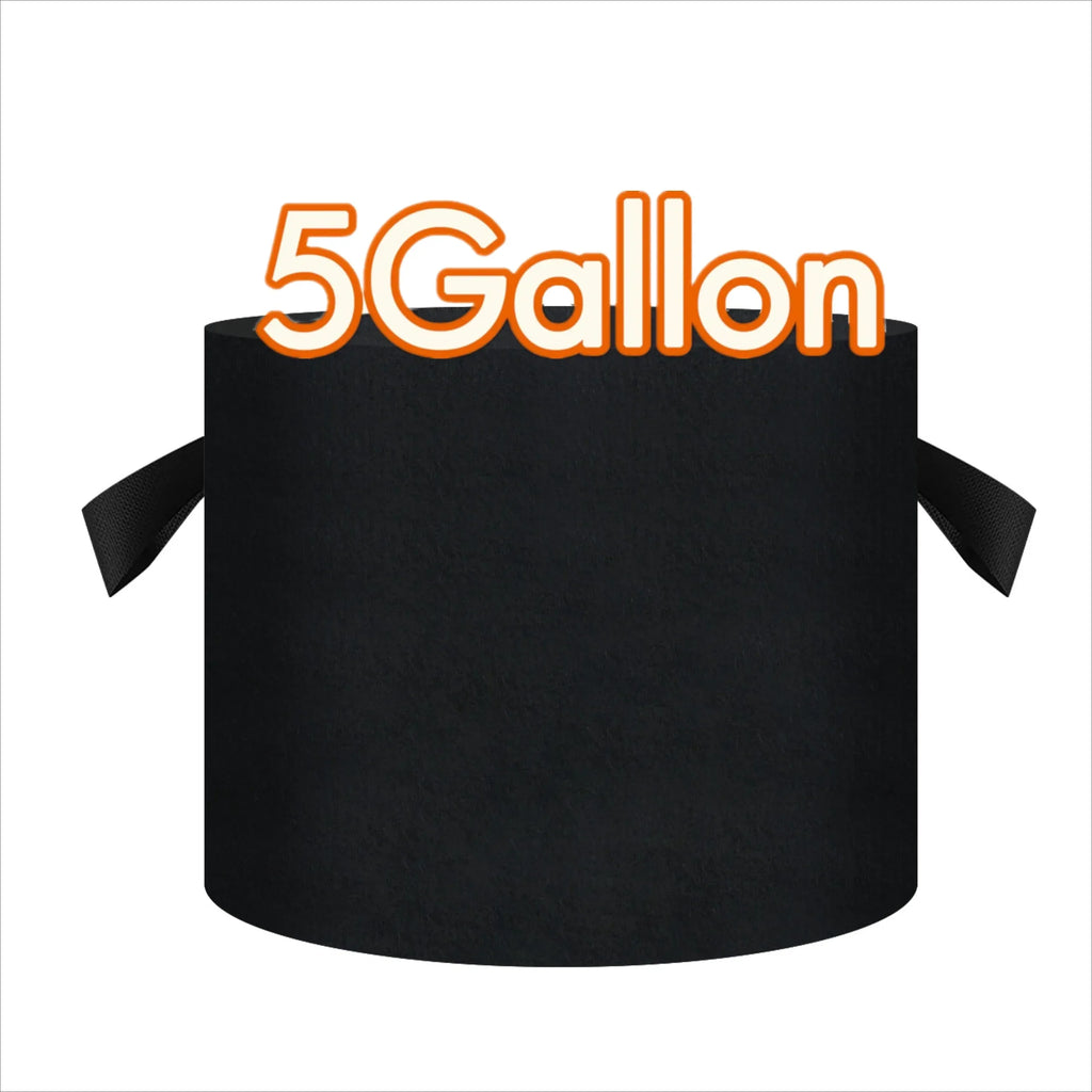 Felt Fabric Grow Bags 5–20 Pack | 5 to 15 Gallon Plant Pots