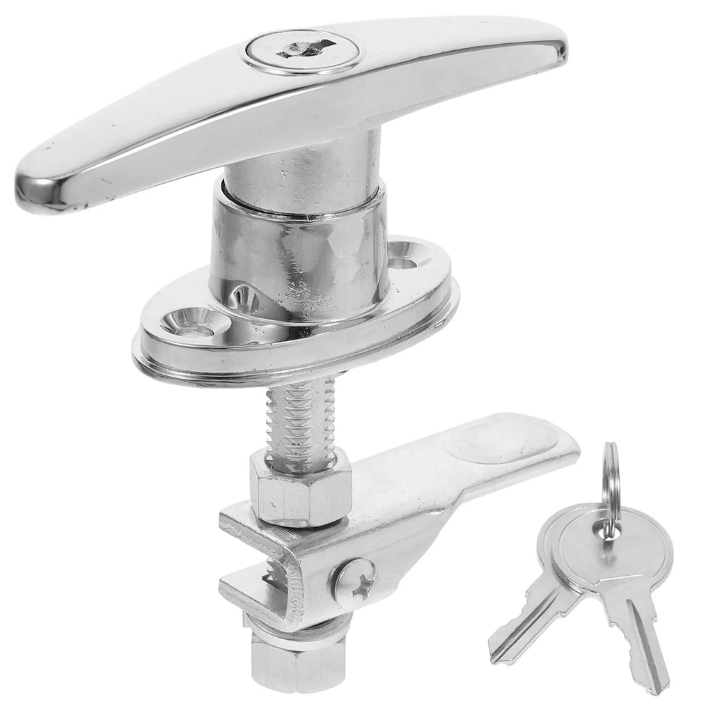 T Shaped Handle Lock Door Drawer Cabinet Shed Outdoor Use All Weather