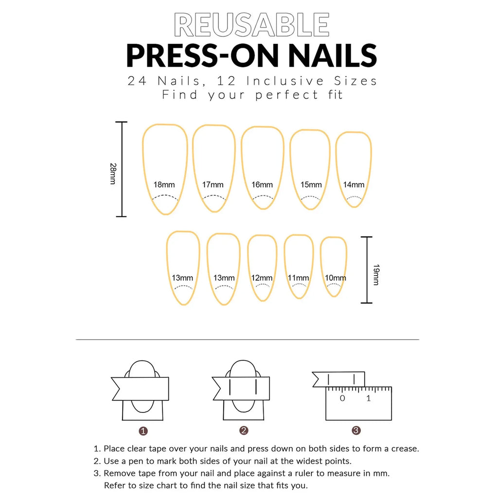 Gothic Fairy Tale Almond False Nails Press Wearable Halloween Resin