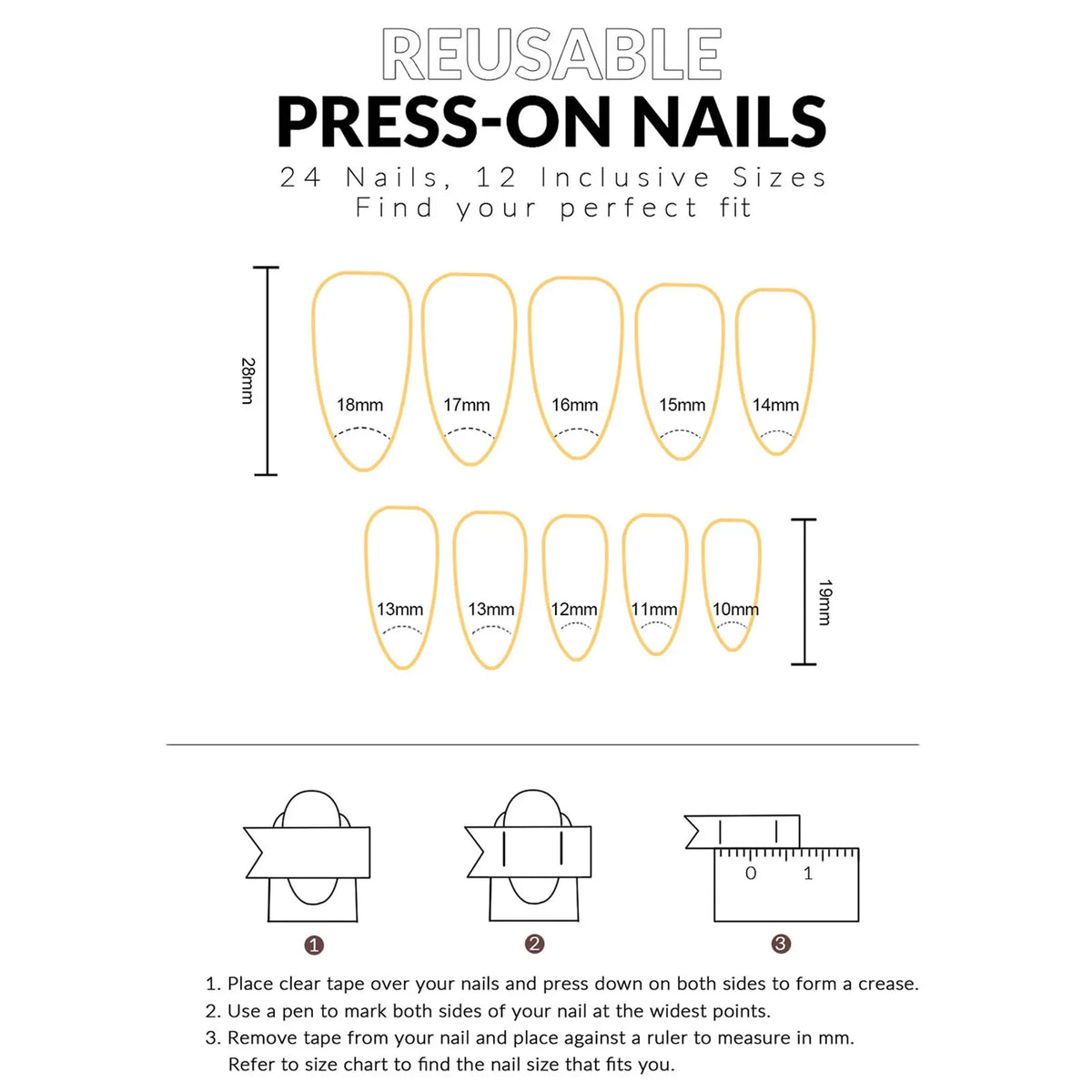 Gothic Fairy Tale Almond False Nails Press Wearable Halloween Resin