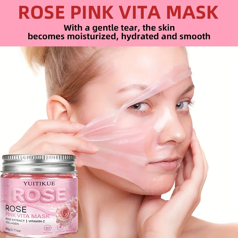 YUITIKUE Rose Peel Mask – Hydrate, Brighten & Firm Skin