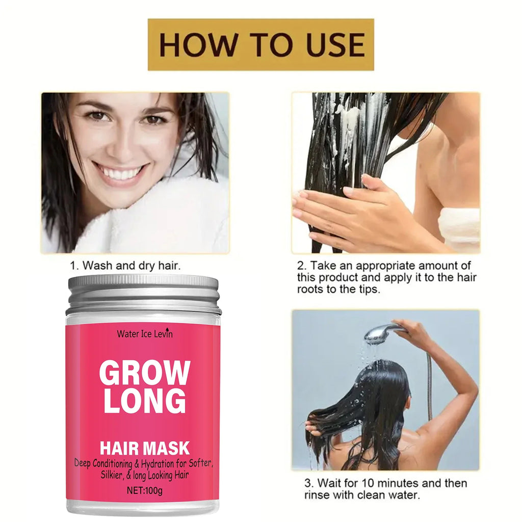 Leave-In Hair Mask & Anti-Frizz Deep Conditioner – 100g