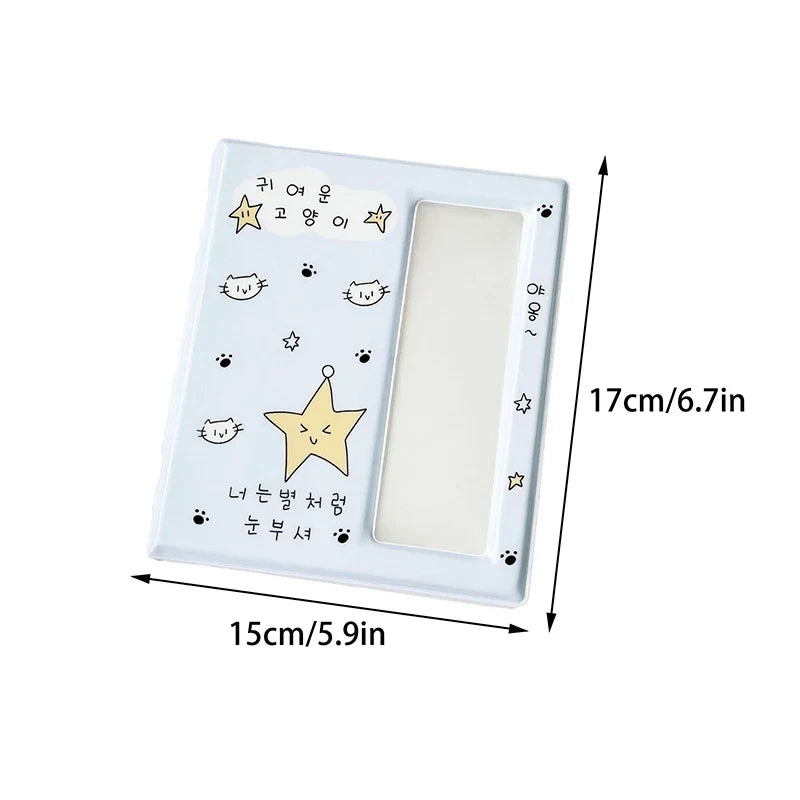 Cartoon Photo Booth Album – 2x6" Strips & 4x6" Photo Holder