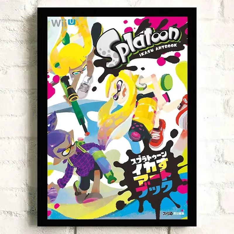 Splatoon 3 Anime Canvas Poster | Gaming Wall Art Print