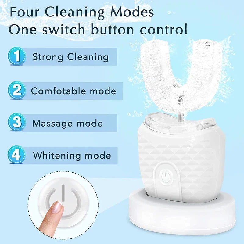 Ultrasonic U-Shaped Electric Toothbrush | 360° Whitening