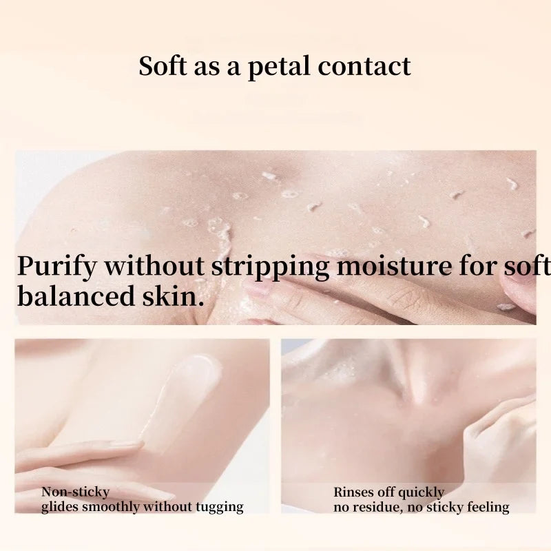 Rose & Walnut Shell Body Scrub 350g – Deep Exfoliating Polish