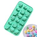 Silicone Fall Mold – 18 Cavity Maple Leaf Pumpkin Candy Mold