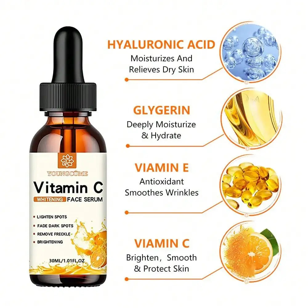 Vitamin C Serum with Hyaluronic Acid | YOUNGCOME 30ml Essence
