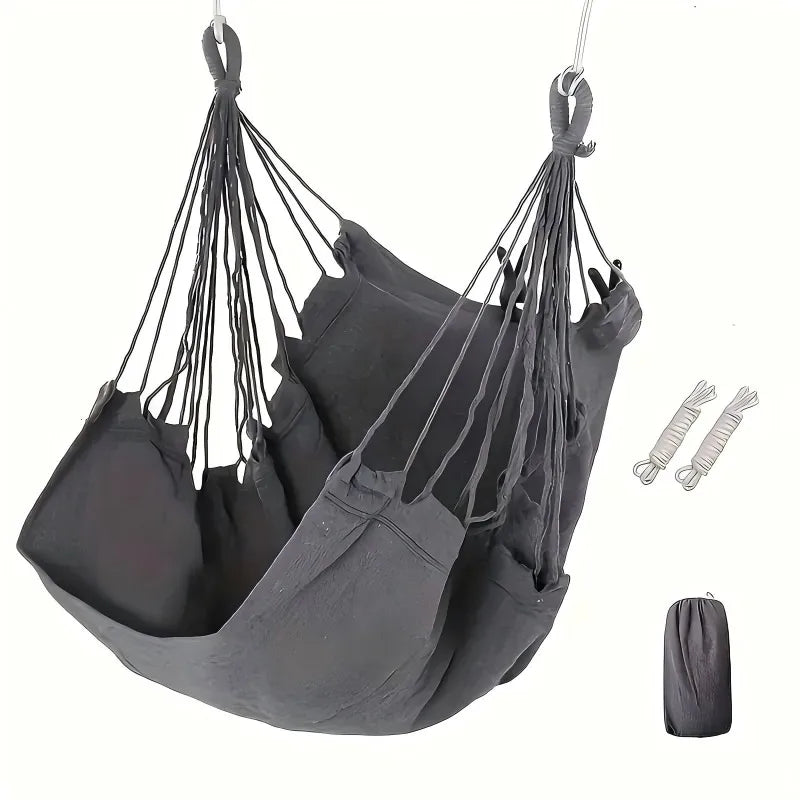 Hanging Basket Swing Chair – Indoor Outdoor Cotton Swing Bed