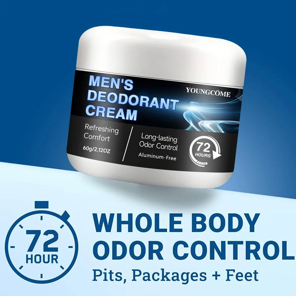 YOUNGCOME Men's 72-Hour Antiperspirant Deodorant Stick
