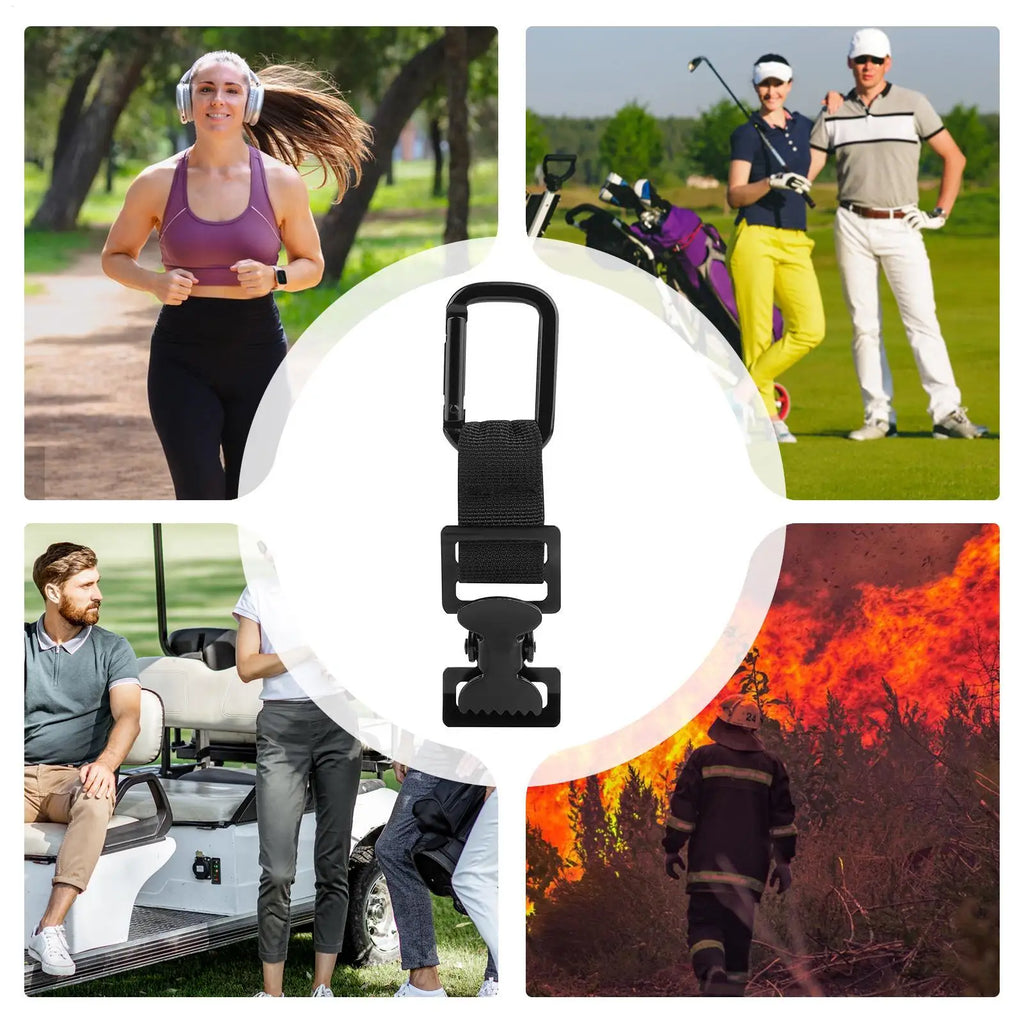 Heavy-Duty Serrated Glove Clip & Belt Hanger | Work & Golf
