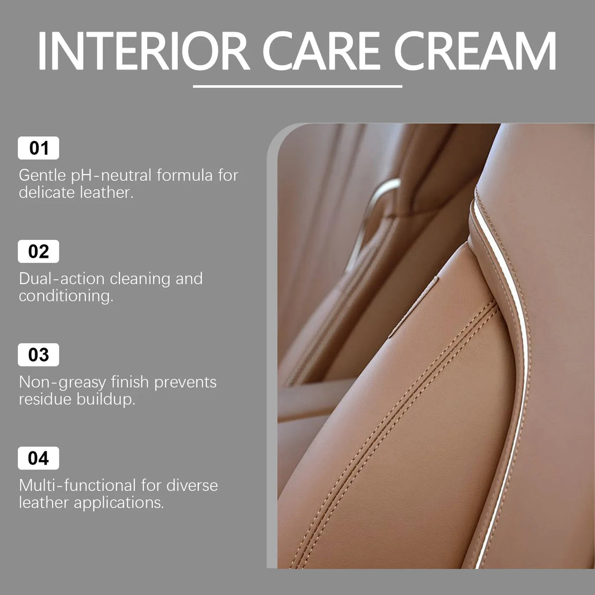 Beeswax Car Leather Care Cream – Restore, Protect & Renew