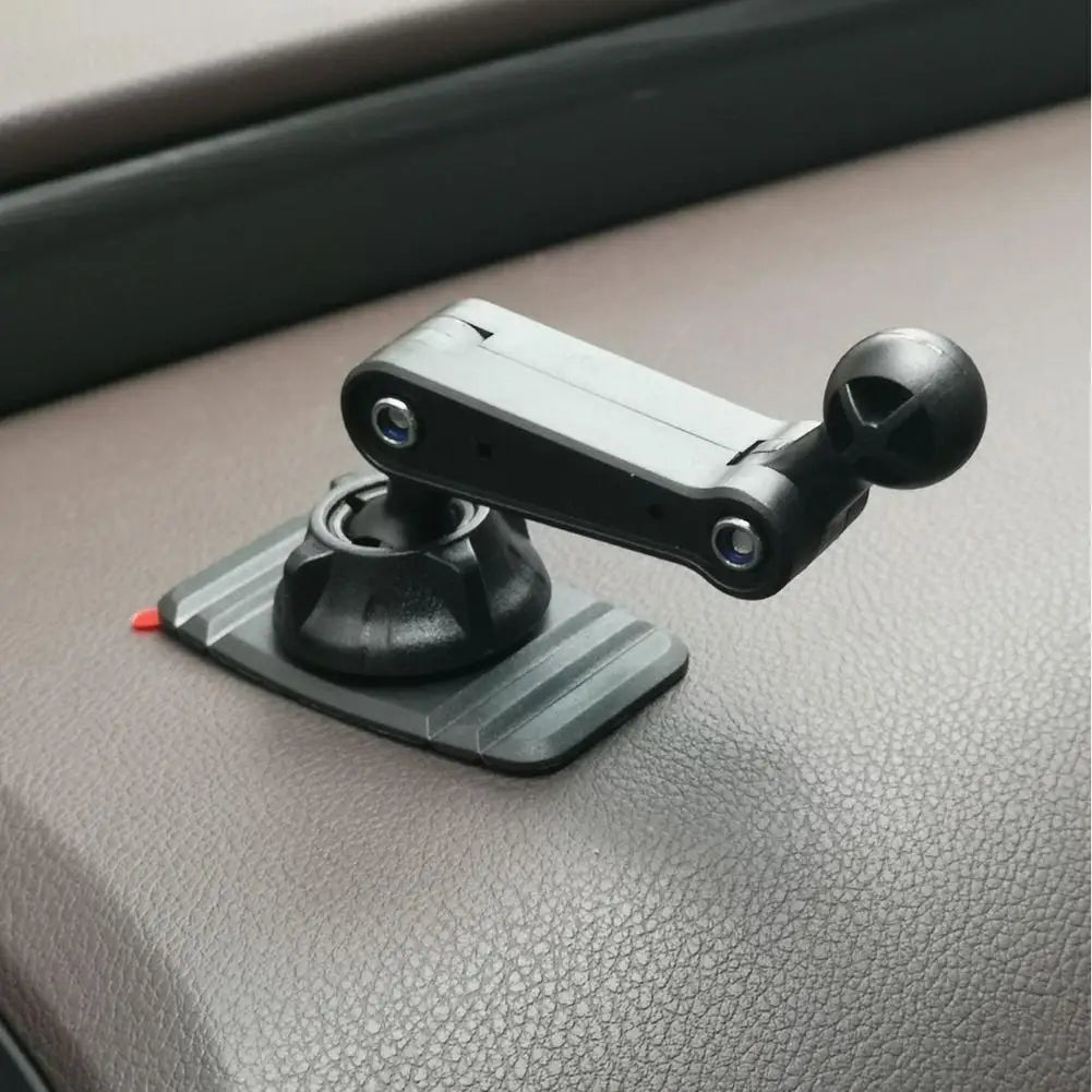 Adhesive Dashboard Mount Base – 17mm Ball Head 360° Rotation