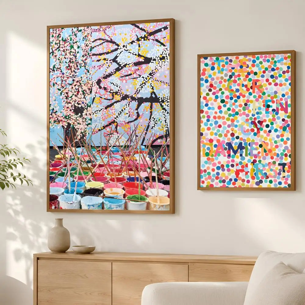 Damien Hirst HD PVC Self-Stick Wall Art Poster | Waterproof Decor