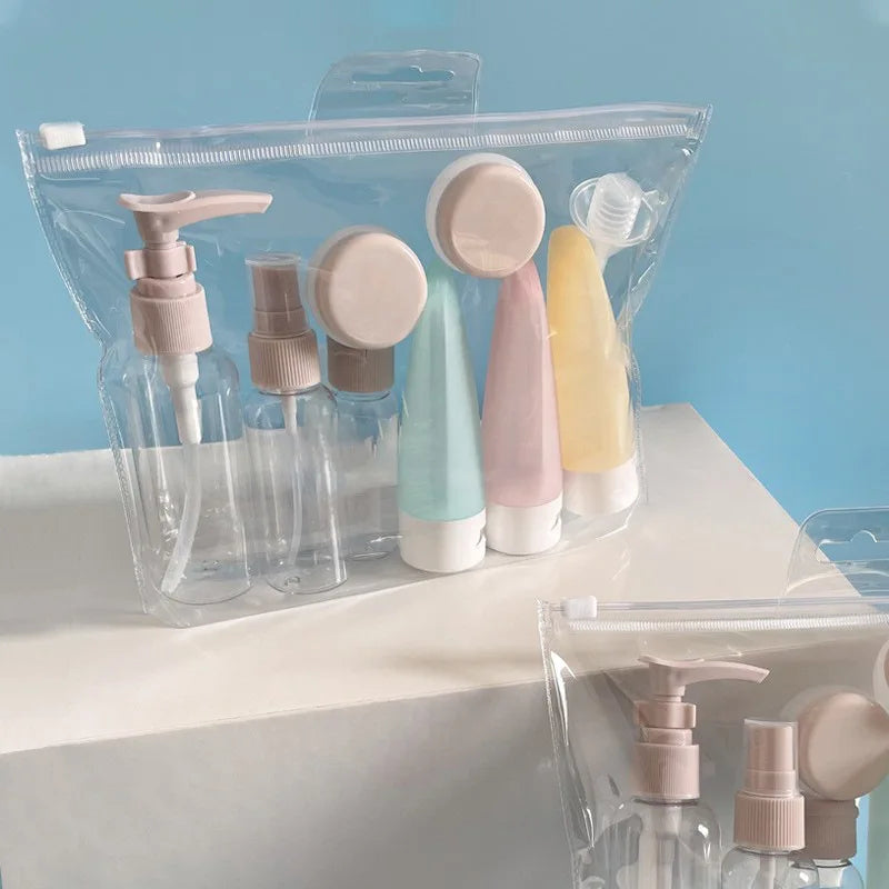 11-Piece Travel Bottles Set with Storage Bag | TSA-Friendly