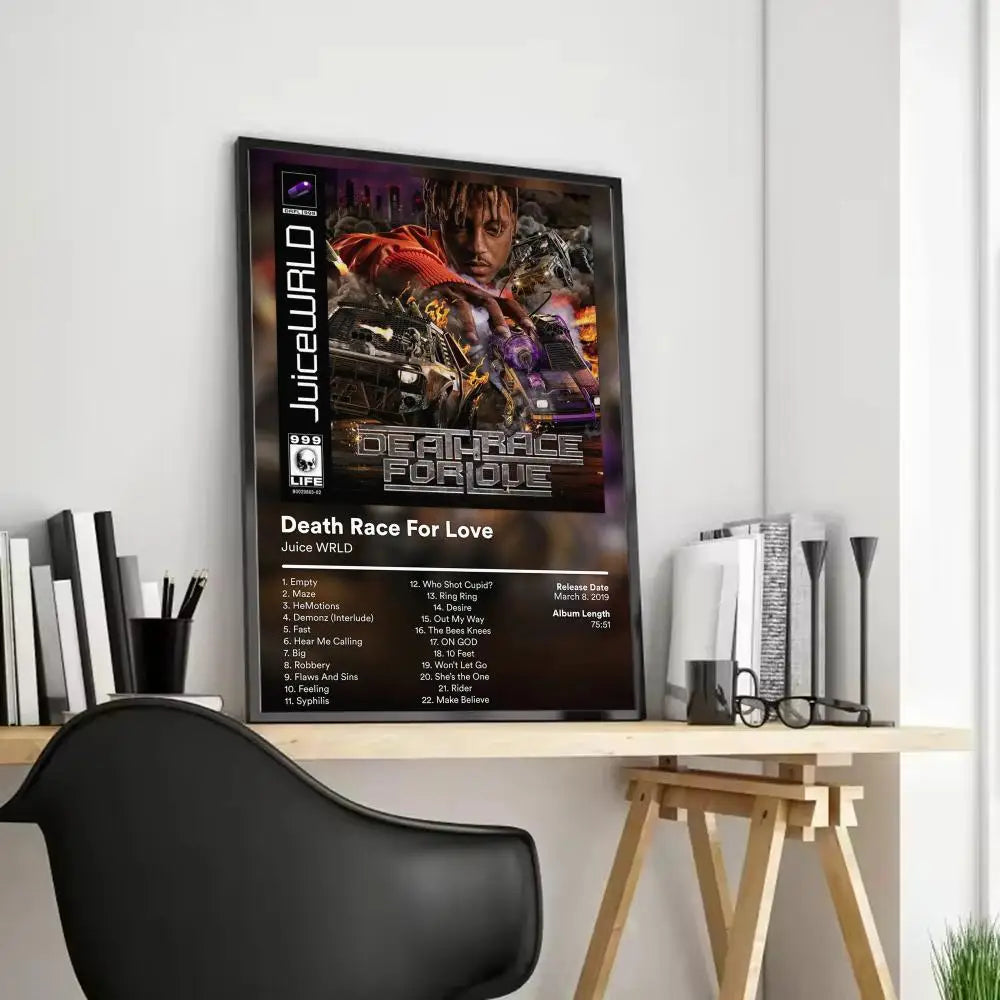 Juice WRLD Album Canvas Poster | Hip-Hop Wall Art Decor