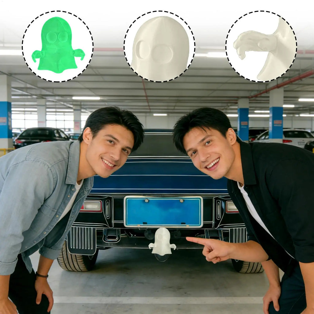 Funny Trailer Hitch Cover Glow Dark Vehicle Decoration Plug Men