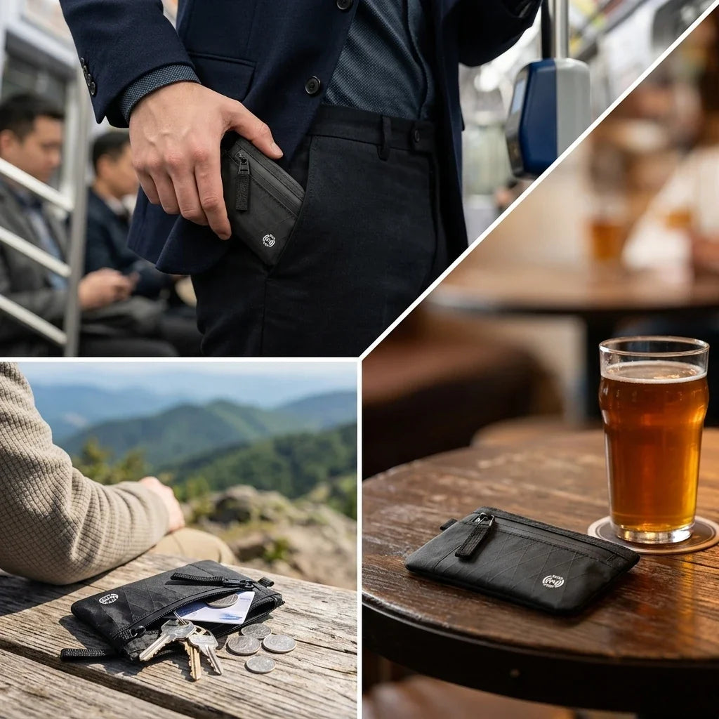 RFID Blocking X-PAC Mini Key Wallet & Coin Pouch | Travel