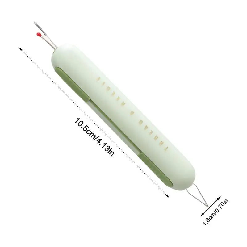 Needle Threader Seam Ripper 2-in-1 Manual Stitching Remover Household