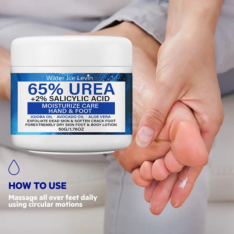 Urea & Salicylic Acid Foot Cream – Moisturizing & Exfoliating