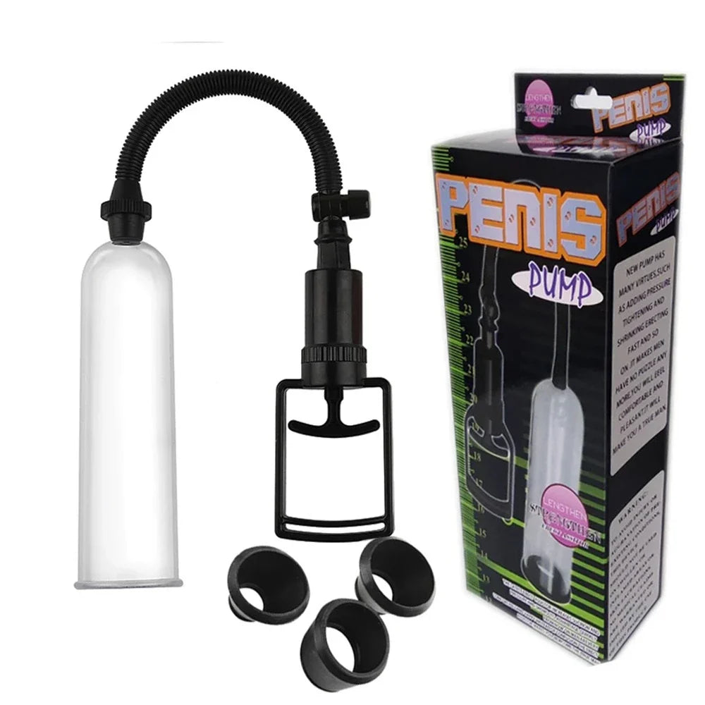 Penis Pump Mnual Enlarger Male Enhancement Erection Sex Toys Man