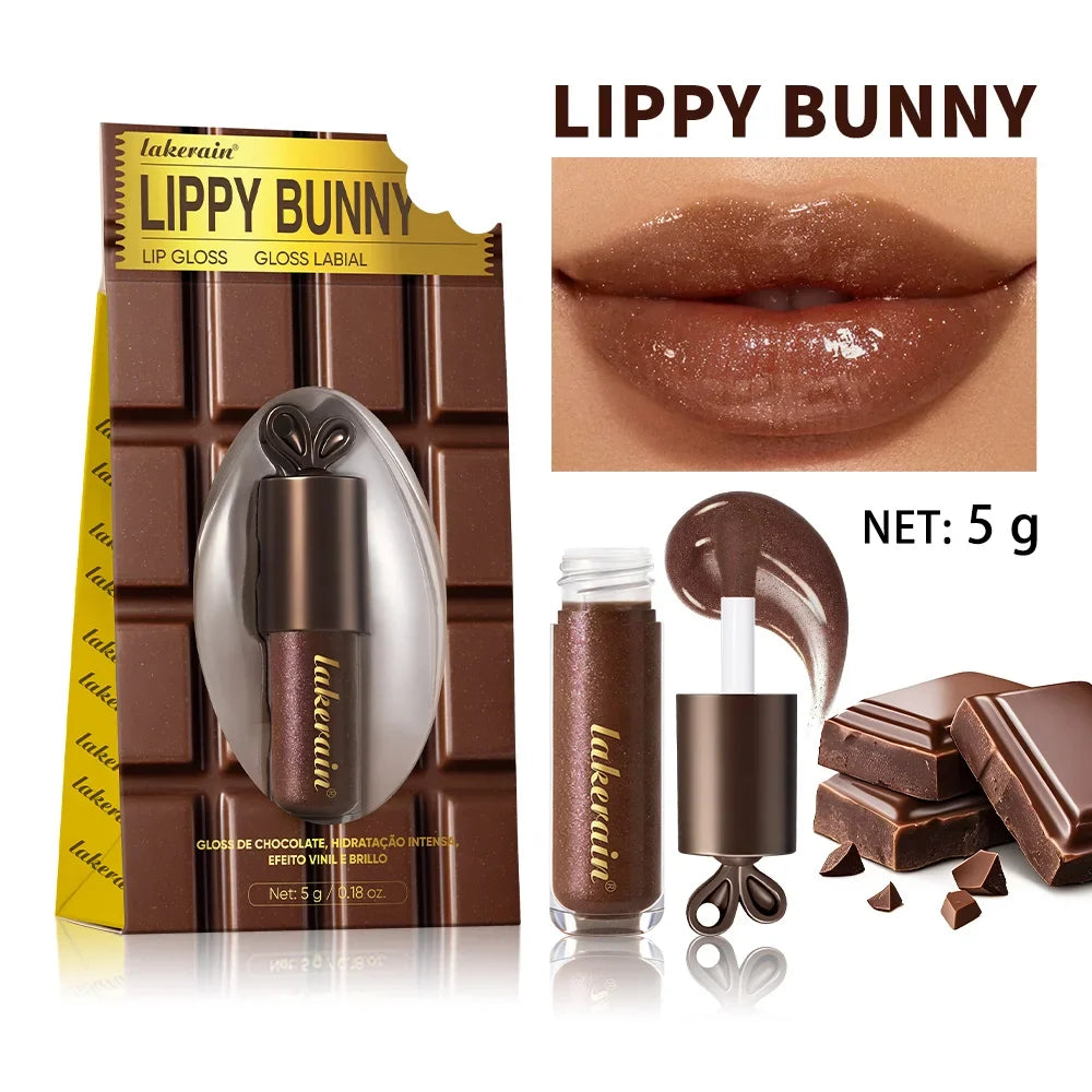 Lippy Bunny Chocolate Lip Gloss – Shimmer, Plump & Hydrate