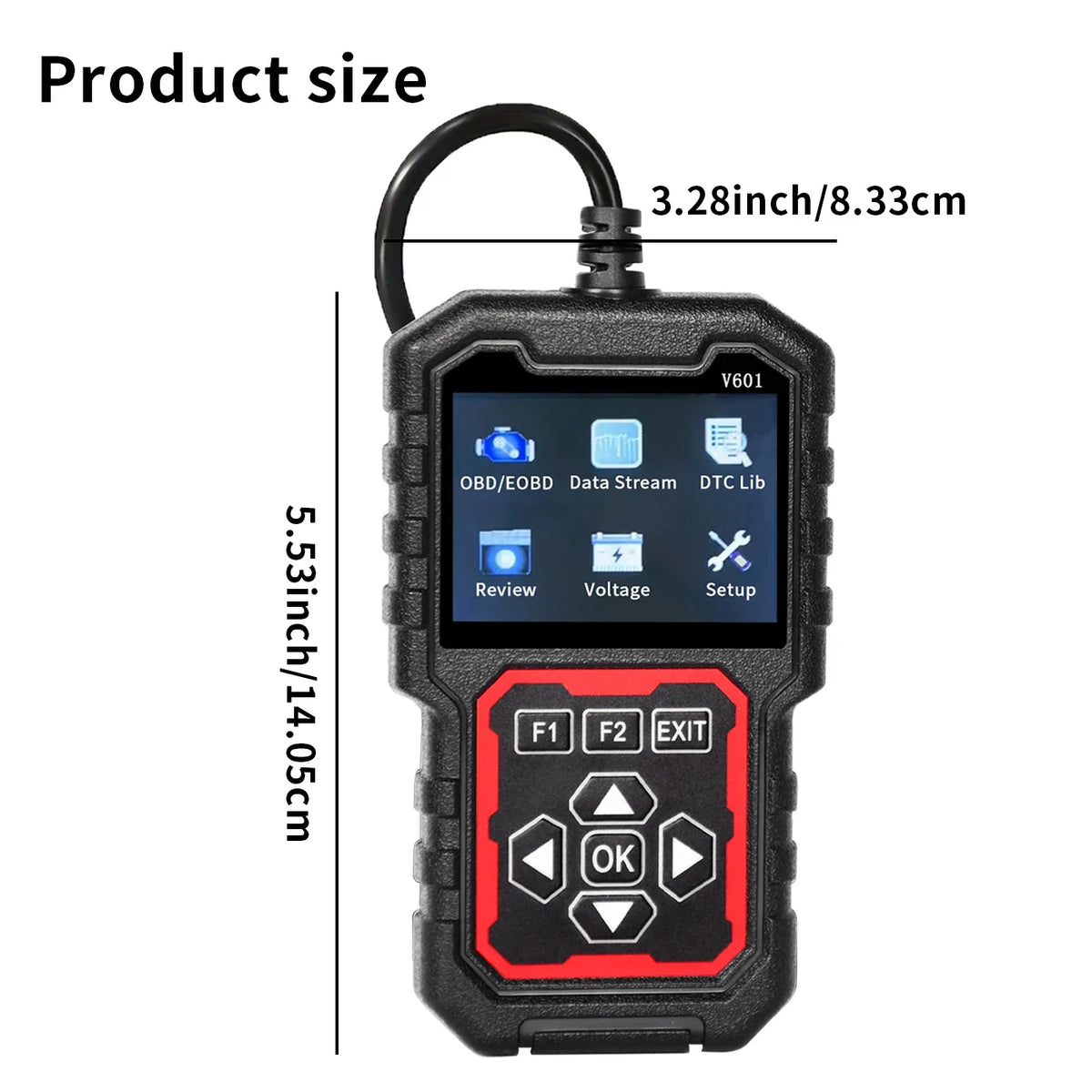 OBD2 Diagnostic Scanner – Engine Fault Code Reader Tool