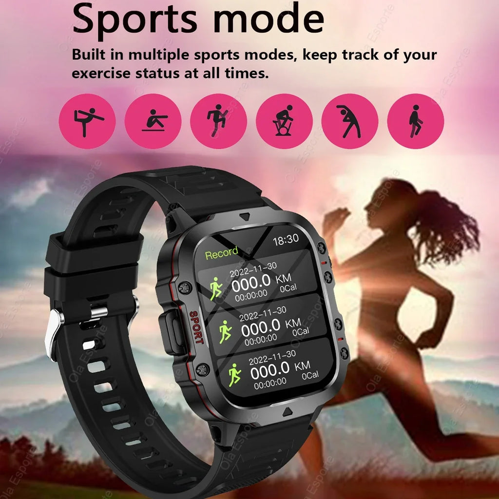 Outdoor Military GPS Smart Watch Men Waterproof Multiple Sport Mode