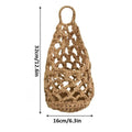 Boho Macrame Plant Hanger | Cotton Woven Wall Basket