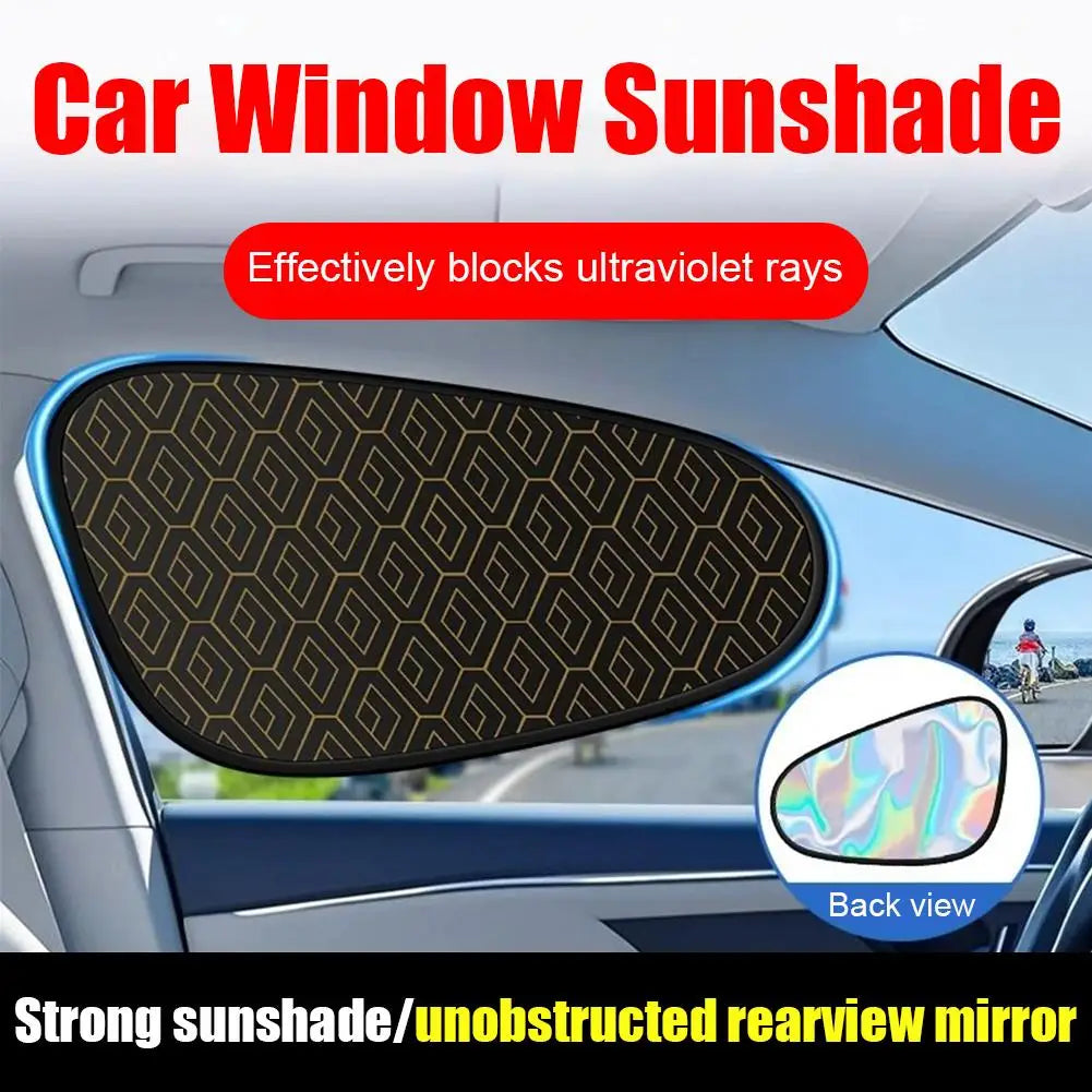 Car Side Window Sunshade UV Block Static Cling – 2 Pack