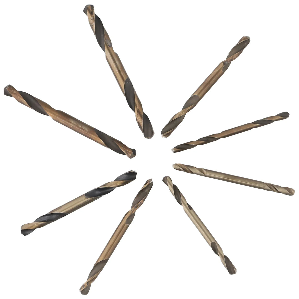 8-Pc Double-Head Twist Drill Bit Set 3–5.2mm – Wood & Metal