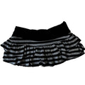 Y2K Striped Color Block A-Line Mini Skirt | Korean Street Style