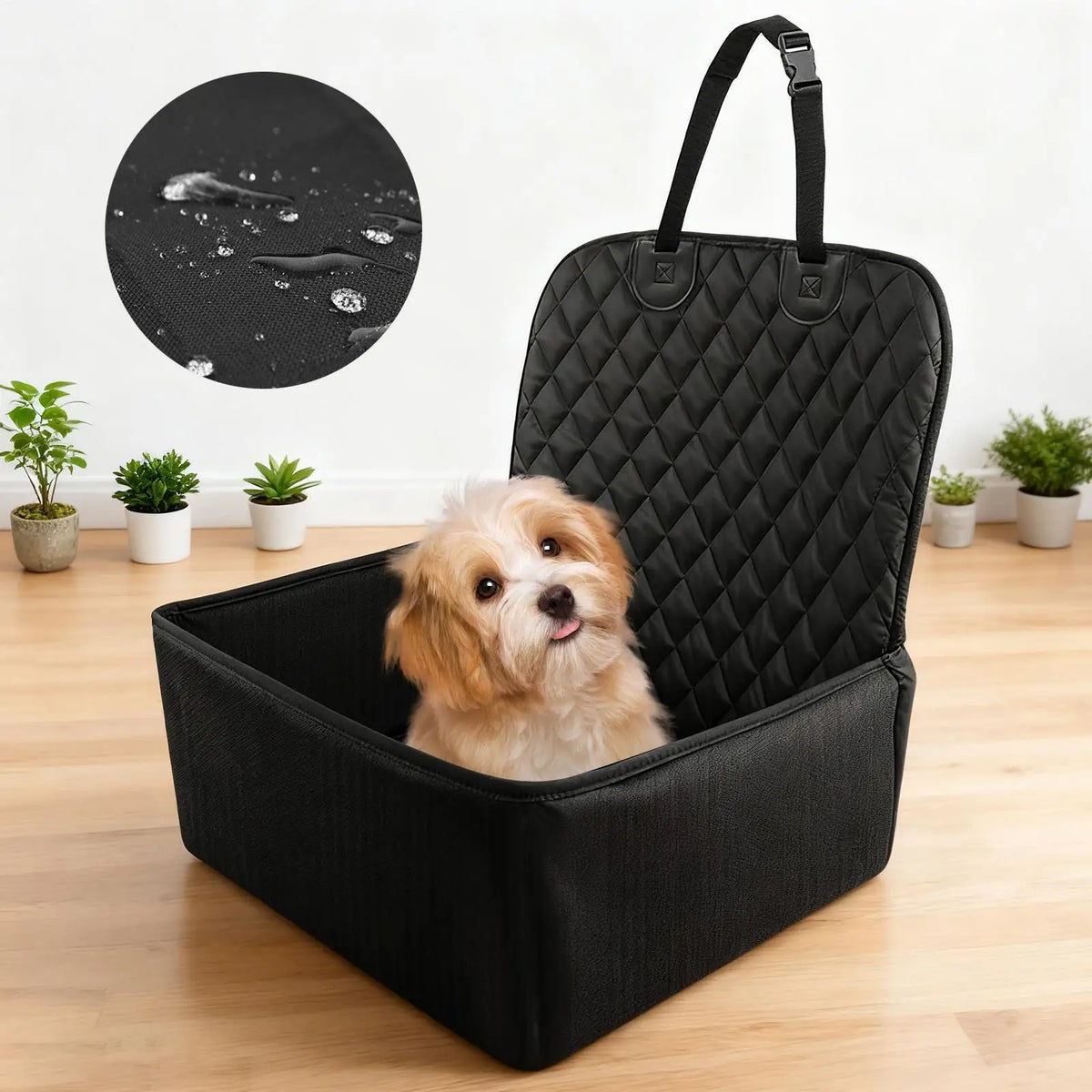 Pet Car Seat Cushion – Dog Booster Cover for Back & Front Seat