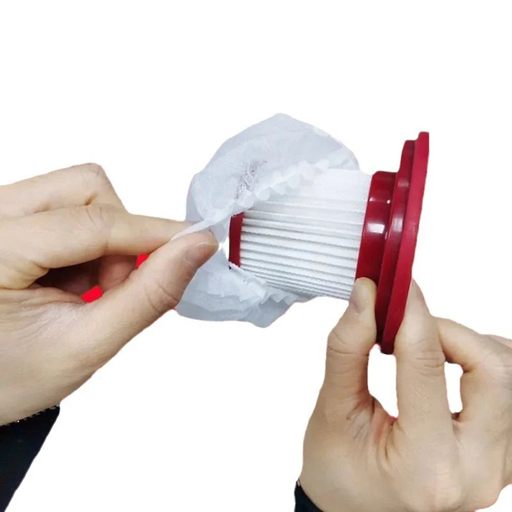 100-Pack Vacuum Filter Mesh Covers | Non-Woven Fabric