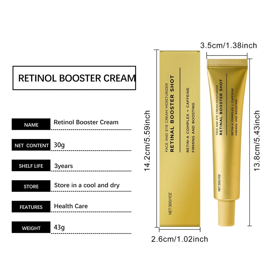 Retinal Face & Eye Cream – Caffeine Firming Moisturizer 30g