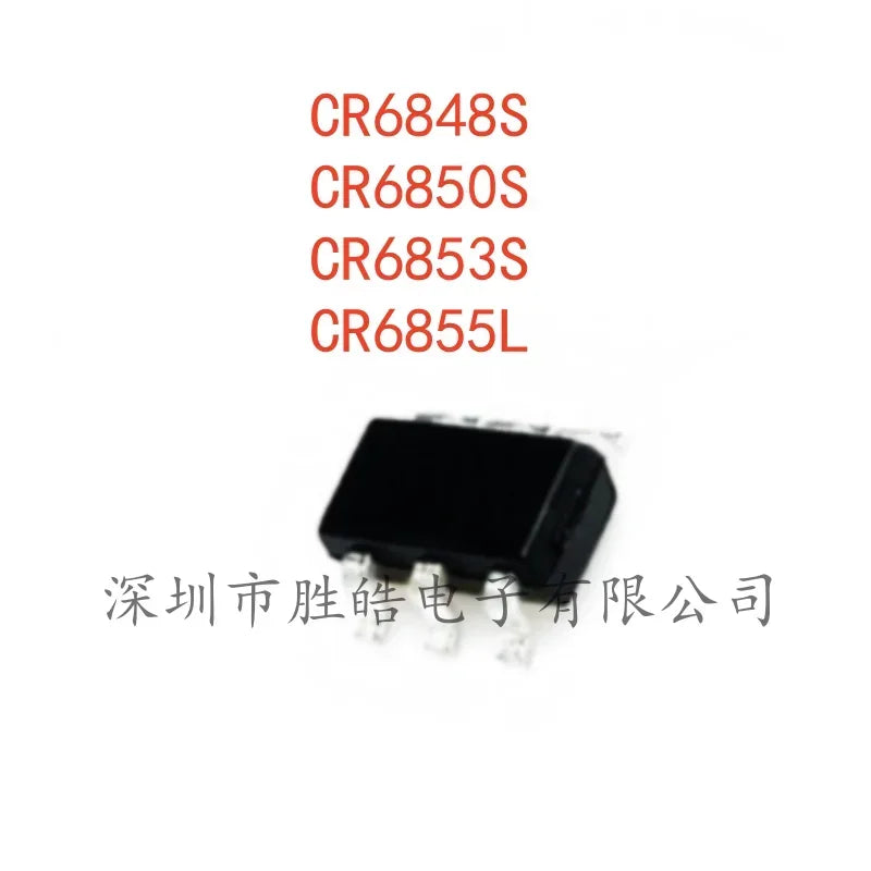 10PCS CR6848S CR6850S CR6853S CR6855L Power Supply IC SOT23-6