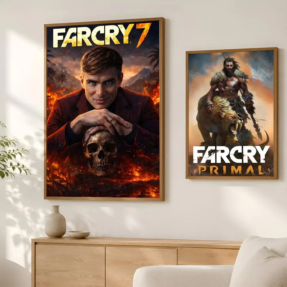 Far Cry Game Poster – Self-Stick HD Waterproof Wall Art