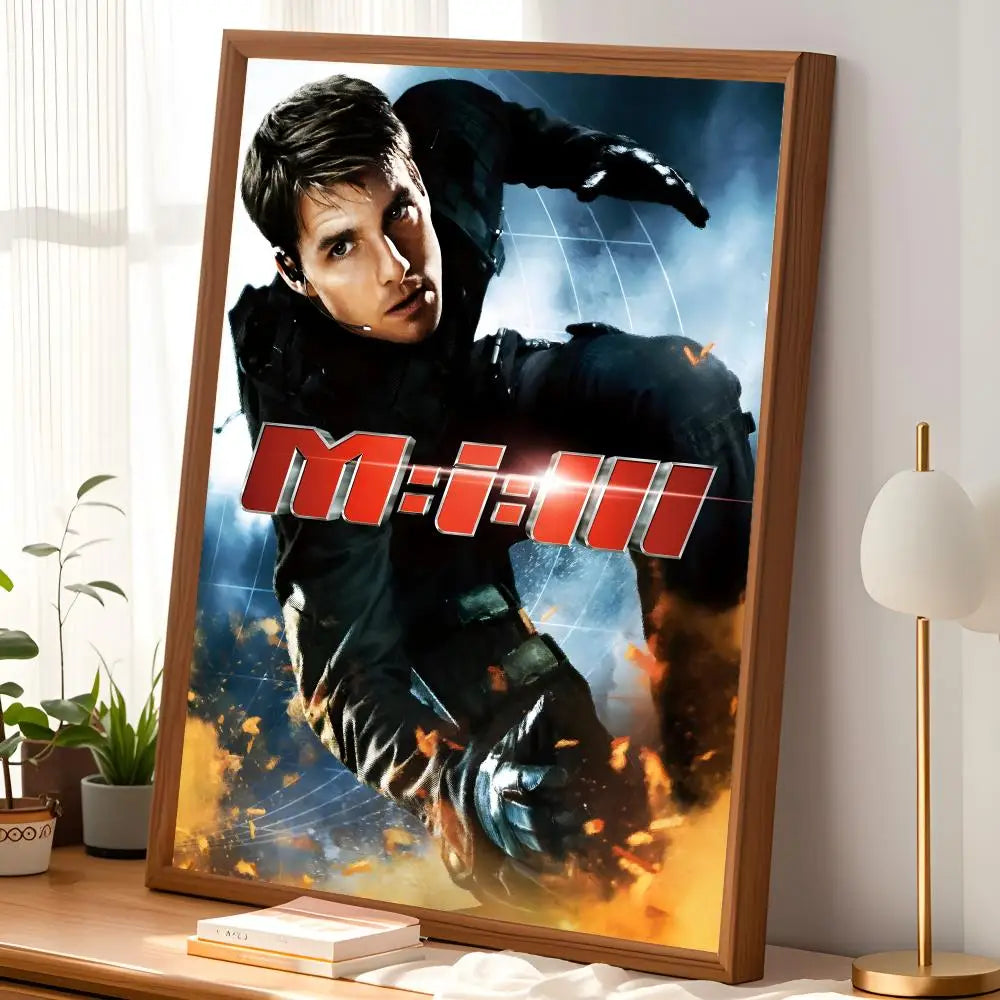 Mission Impossible Self-Stick HD PVC Wall Poster | Waterproof