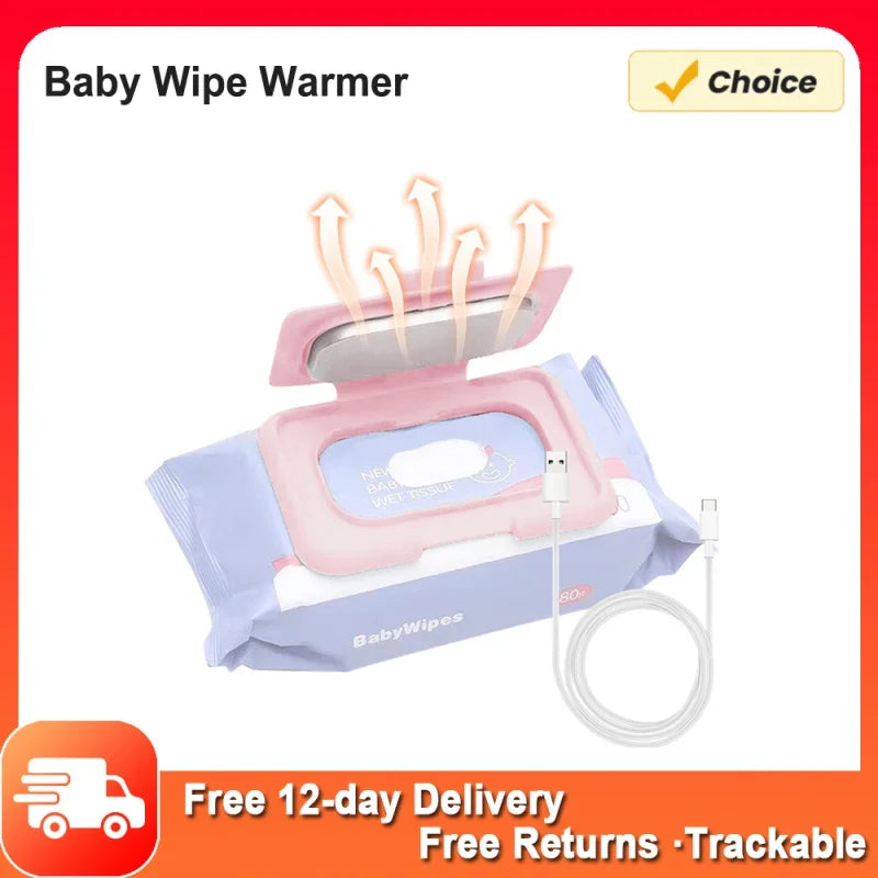 Portable USB Baby Wipe Warmer | Travel-Ready Heater