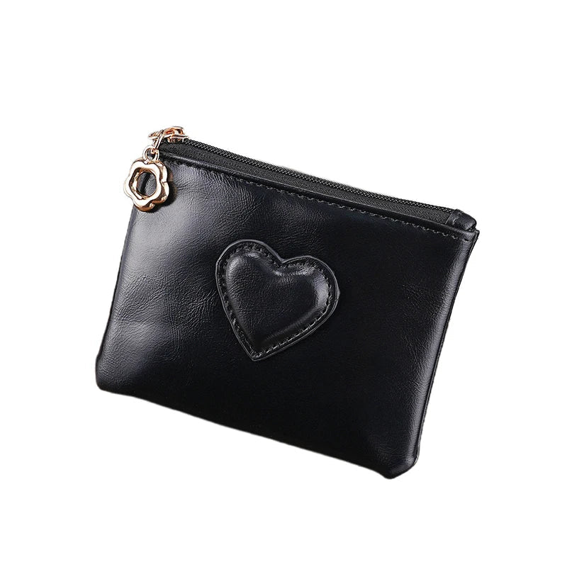 Heart Shaped Coin Purse – Zipper Pouch & Card Holder Gift