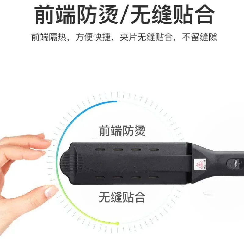 Ceramic Tourmaline 2-in-1 Hair Straightener & Curler | 4-Temp
