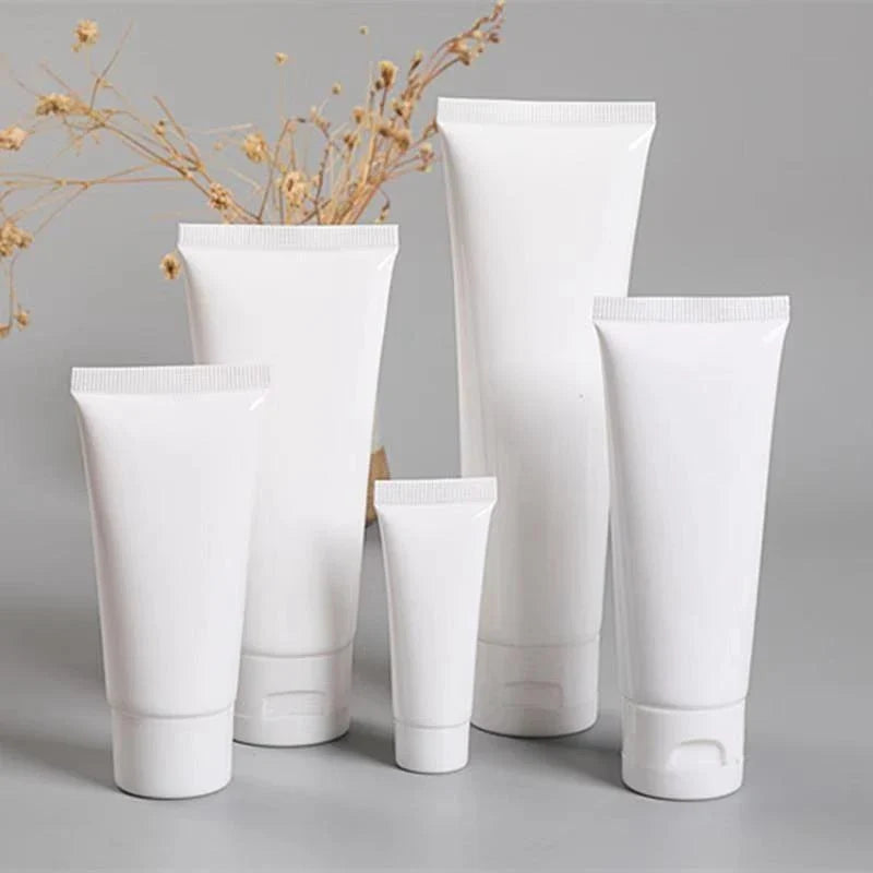10 Pcs Empty Refillable Squeeze Tubes | Flip Top Lotion Containers