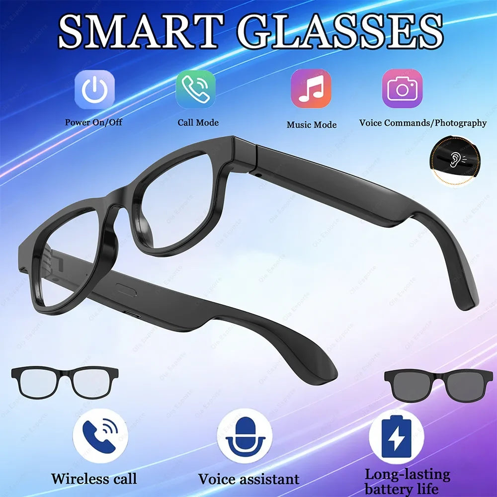 2026 Smart Glasses Audio Sunglasses BT Music Playback Voice Assistant