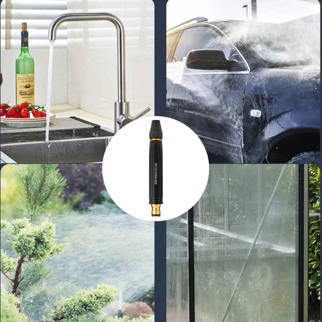 High-Pressure Garden Hose Nozzle – Adjustable Spray Water Gun