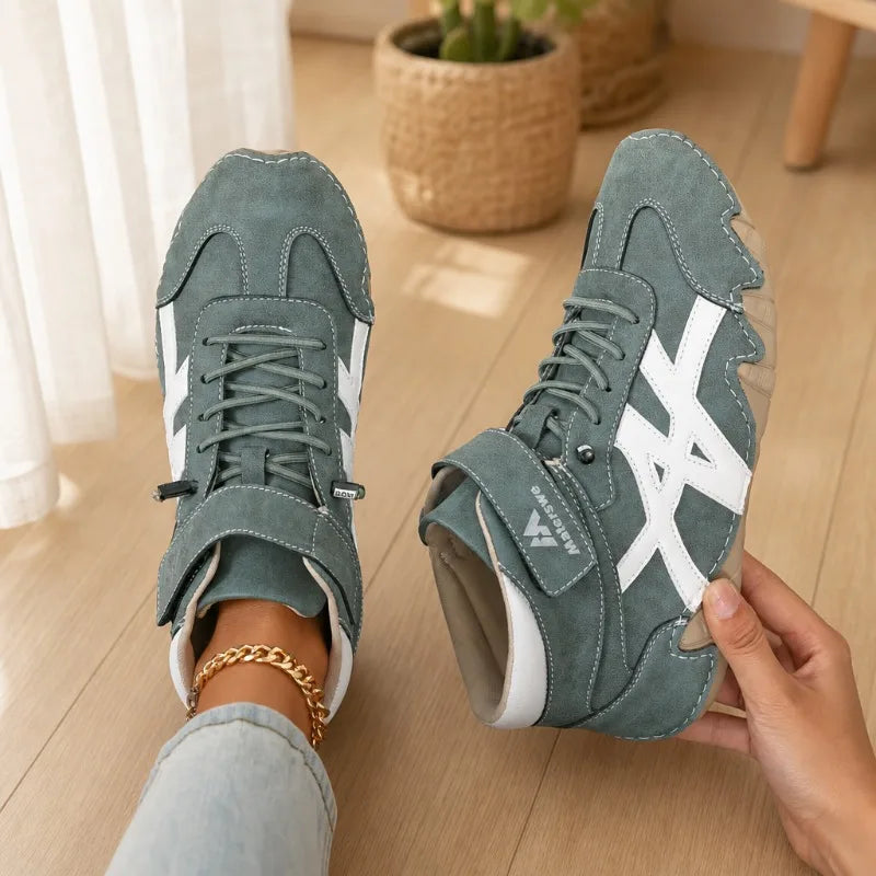 ZULIWAGN Women's Flat Sneakers – Lightweight Casual Trainers