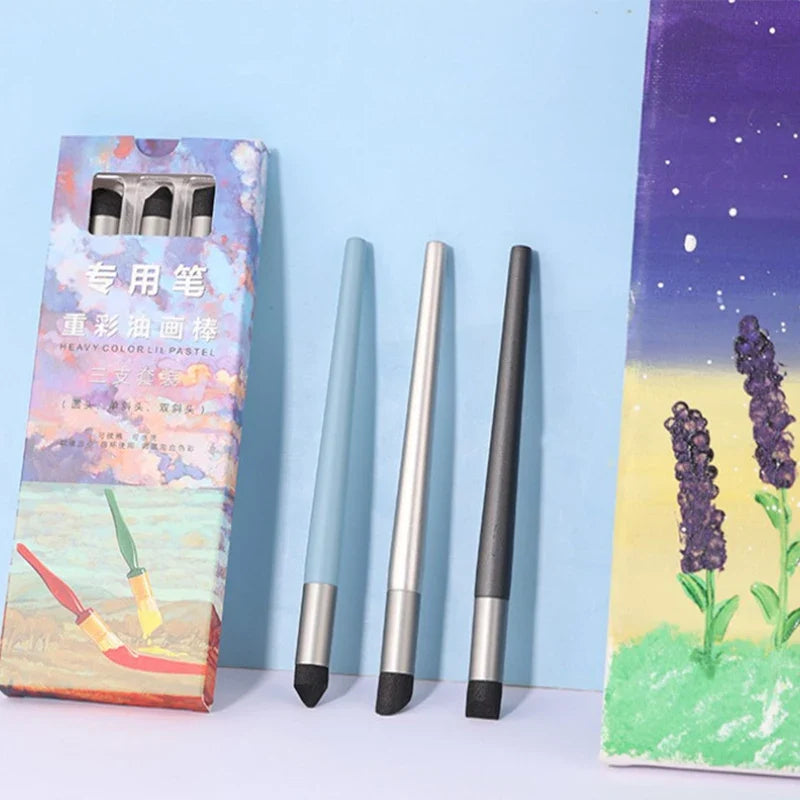 Washable Art Blending Sponge Pen Set – Sketch & Pastel Tool