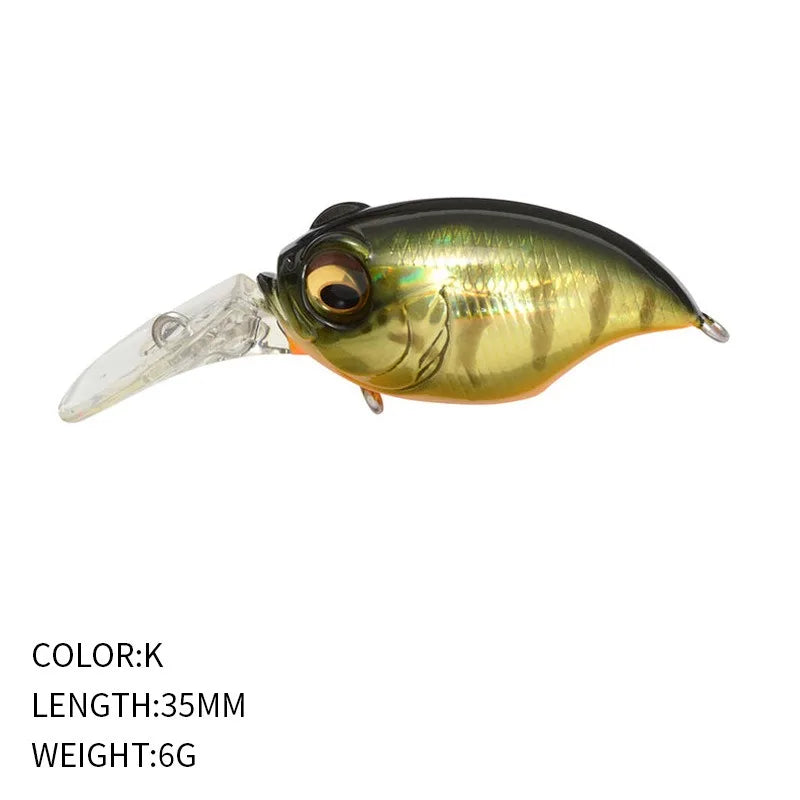 6g 42mm Floating Crankbait Lure – Bass, Perch & Pike Wobbler