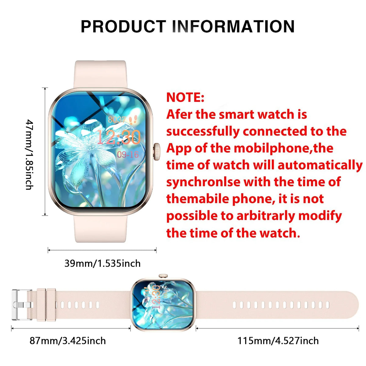 LOMAXFR G21 2.0" HD Touchscreen Smartwatch | Android & iOS