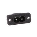 C8 Male Socket C7 Female Plug Embedded AC Connector 250V 35×15mm